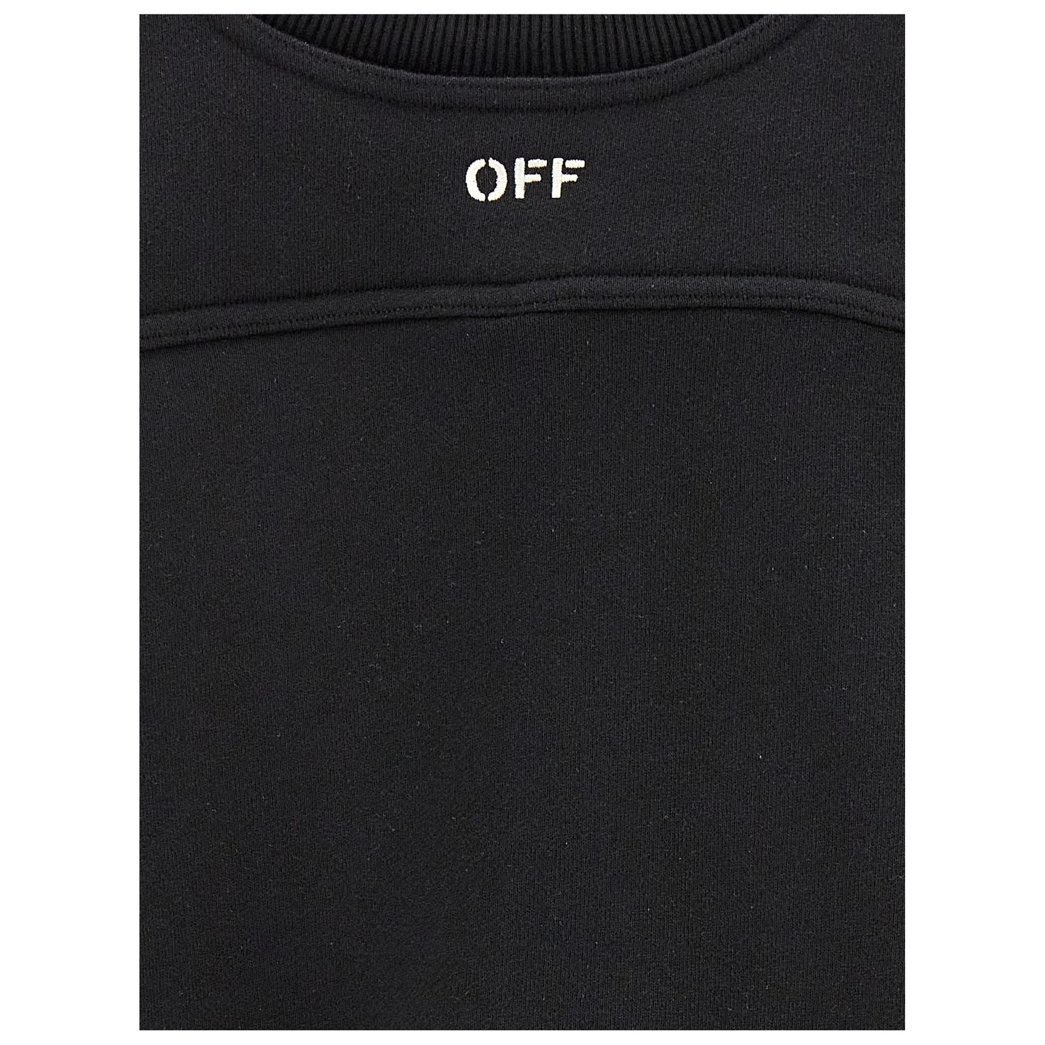 Off-White Bicolor Cotton Sweatshirt