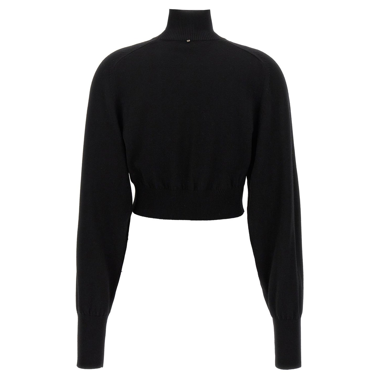 Sportmax Black Virgin Wool Cardigan