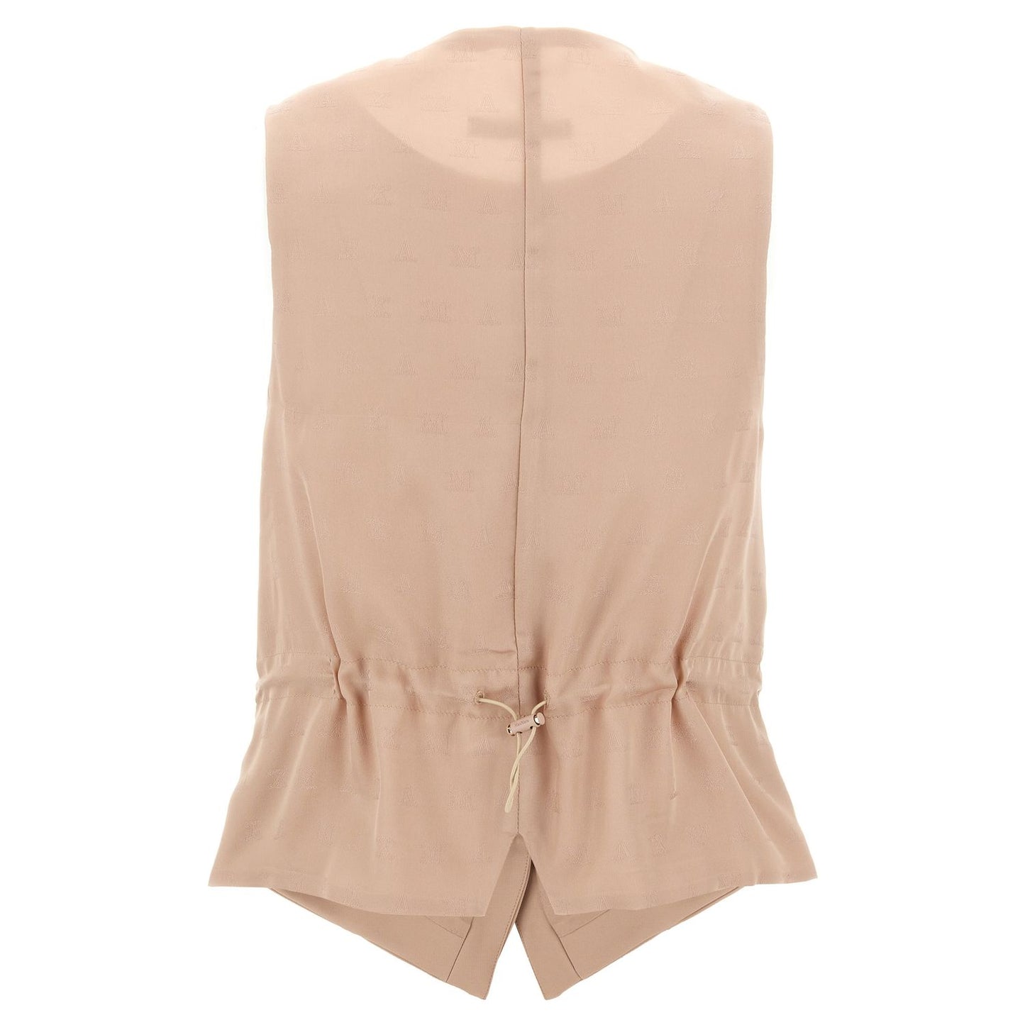 Max Mara Multicolor Acetate Sleeveless Jacket