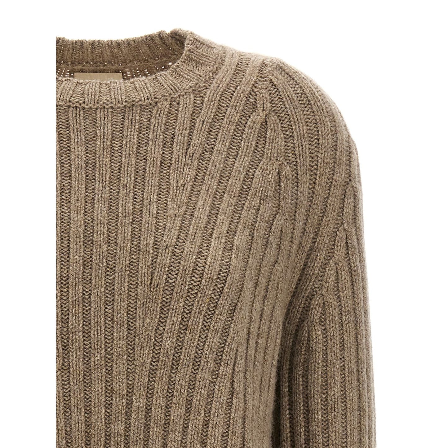Khaite Beige Cashmere Cardigan