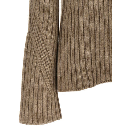 Khaite Beige Cashmere Cardigan