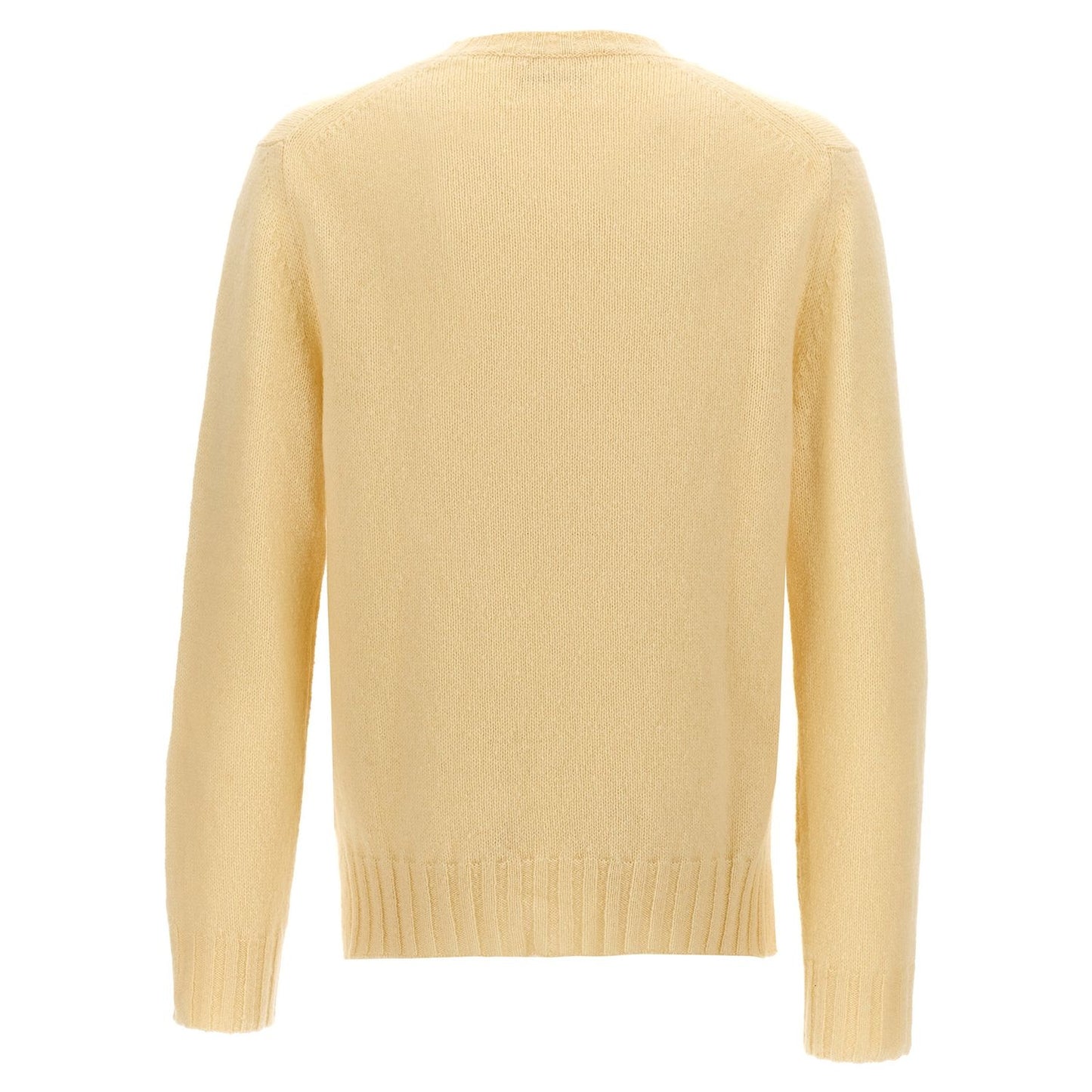 Jil Sander Beige Wool Cardigan