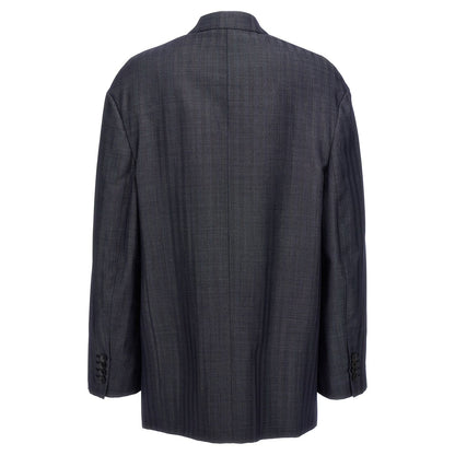 Etro Blue Wool Blazer