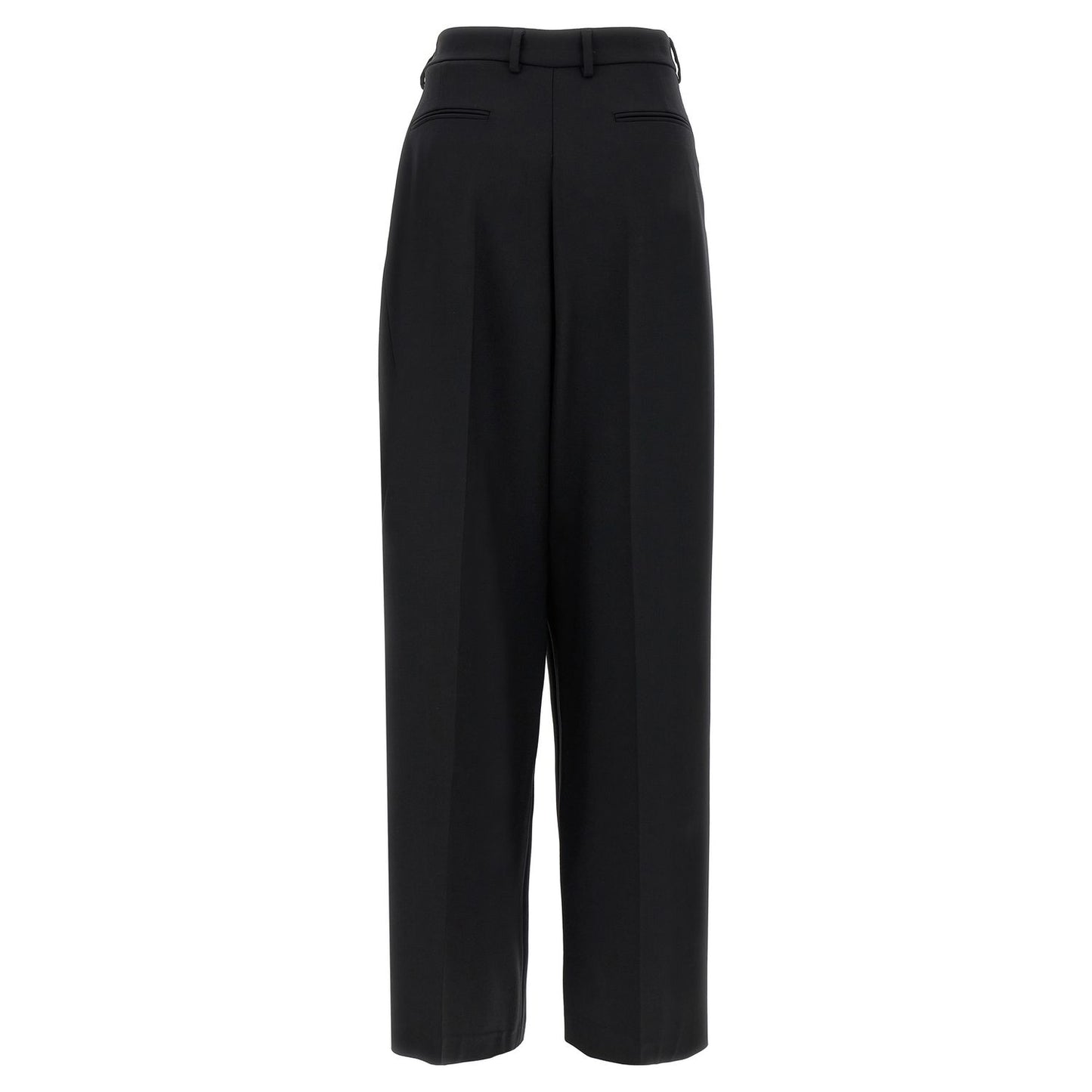 Giuseppe Di Morabito Black Virgin Wool Casual Pants