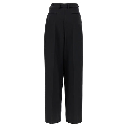 Giuseppe Di Morabito Black Virgin Wool Casual Pants