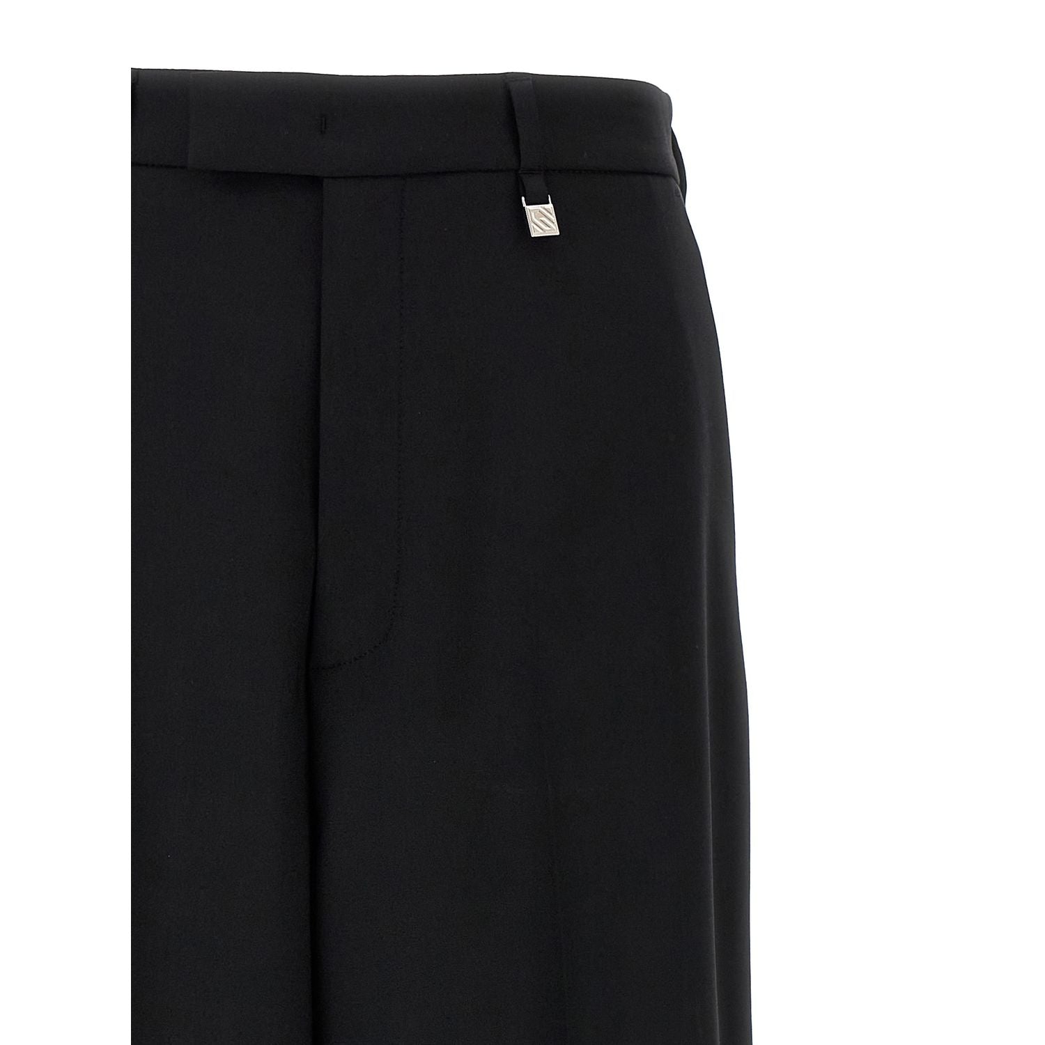 Giuseppe Di Morabito Black Virgin Wool Casual Pants