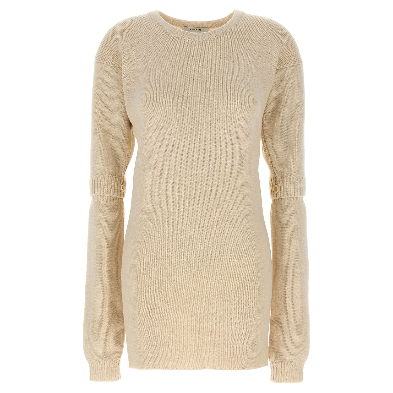 Lemaire White Acetate Short Dress