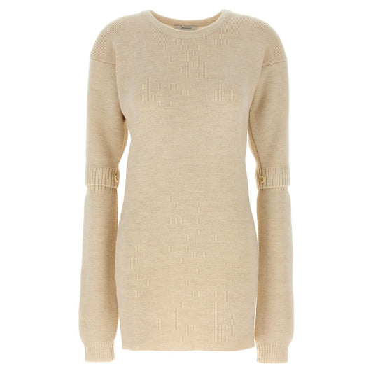 Lemaire White Acetate Short Dress