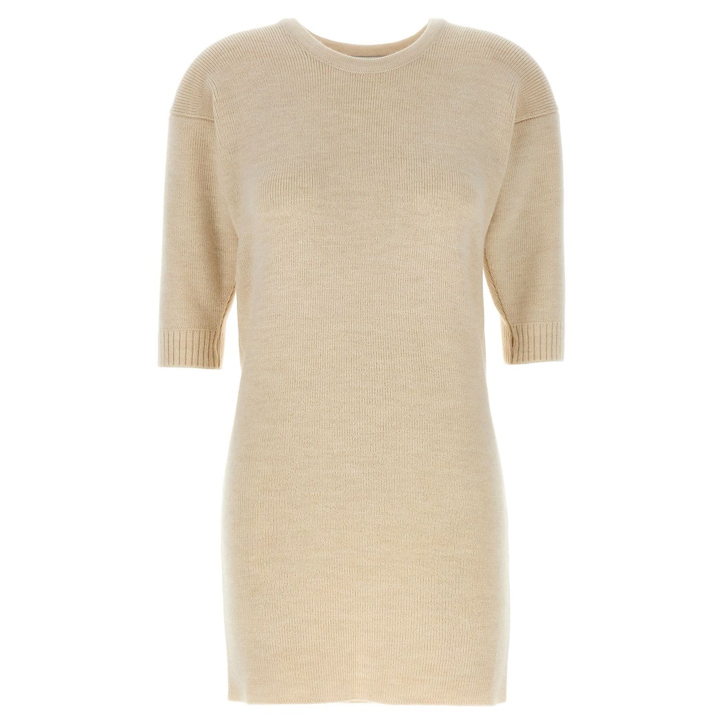 Lemaire White Acetate Short Dress