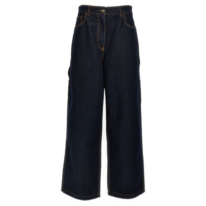 Etro Blue Cotton Jeans Denim