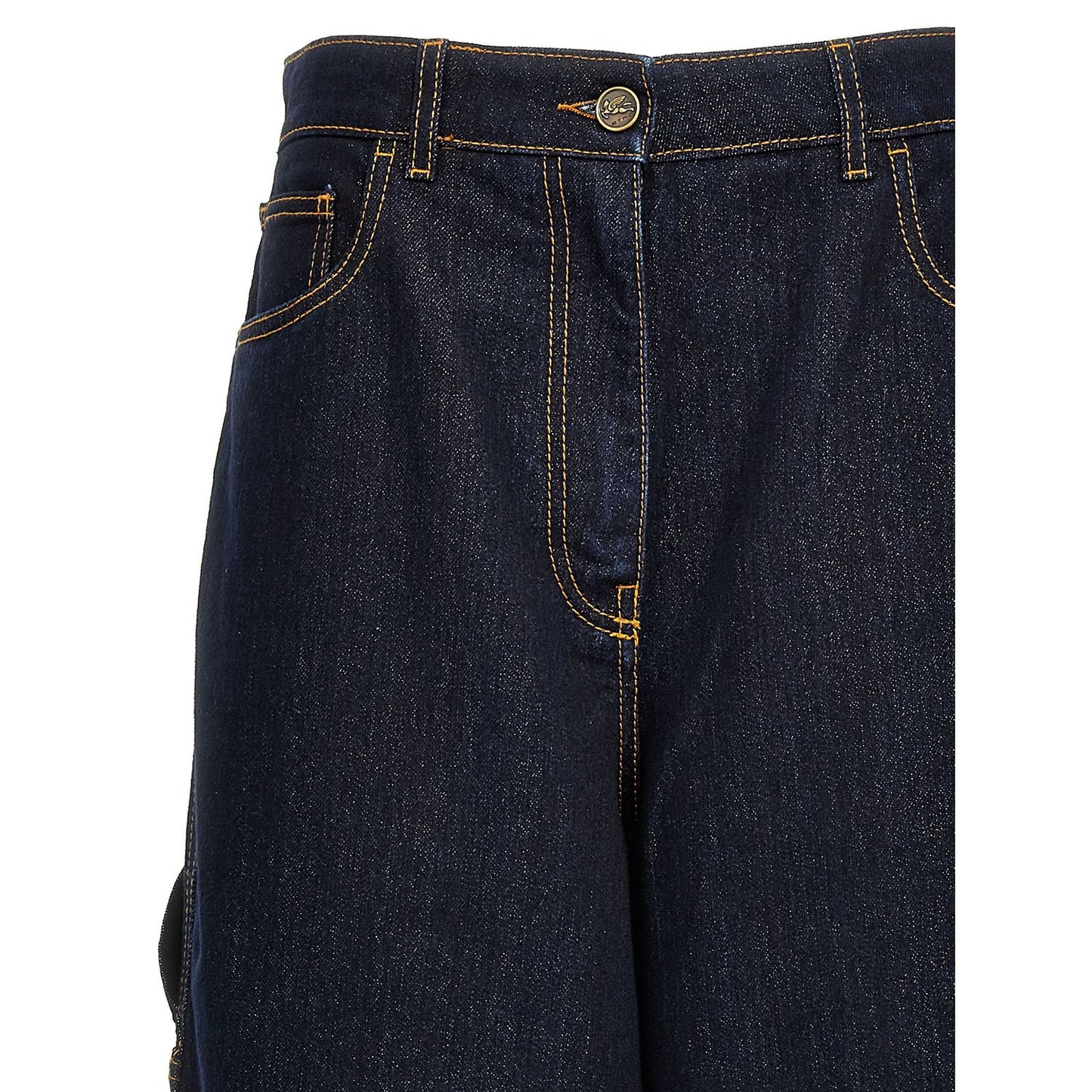 Etro Blue Cotton Jeans Denim