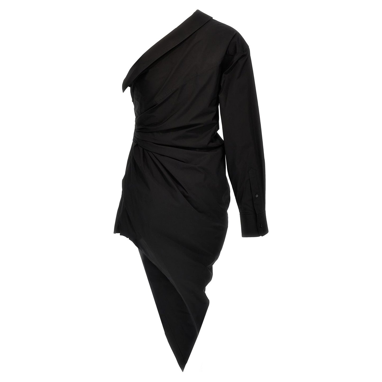 Alexander Wang Black Cotton Short Dress