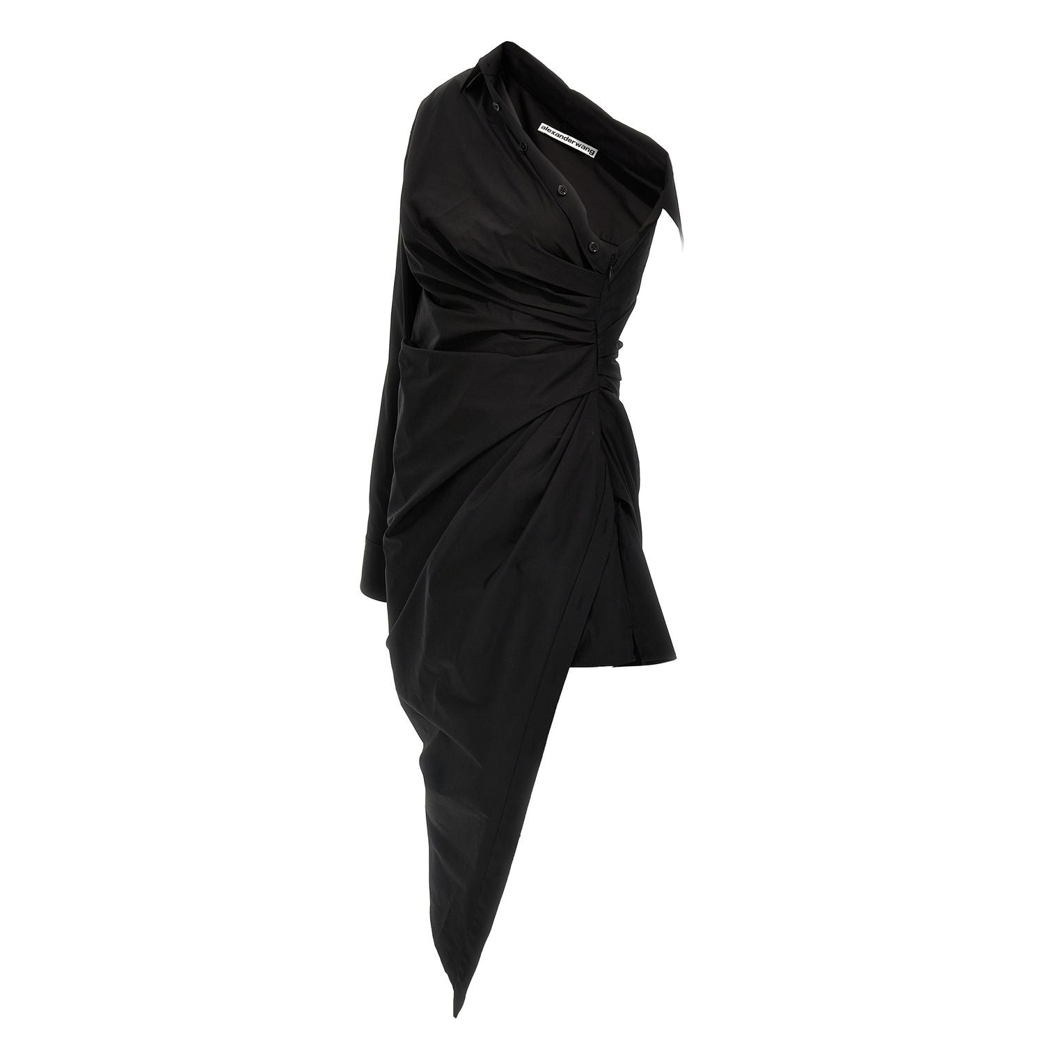 Alexander Wang Black Cotton Short Dress