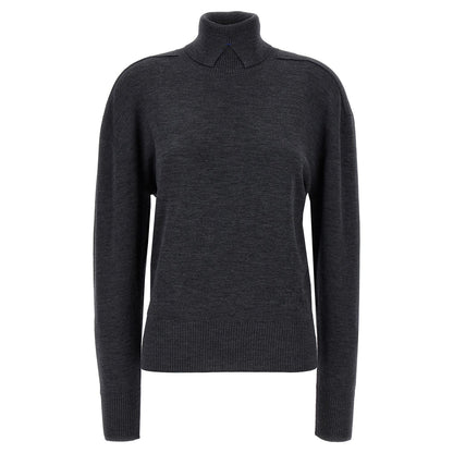 Burberry Gray Wool Cardigan