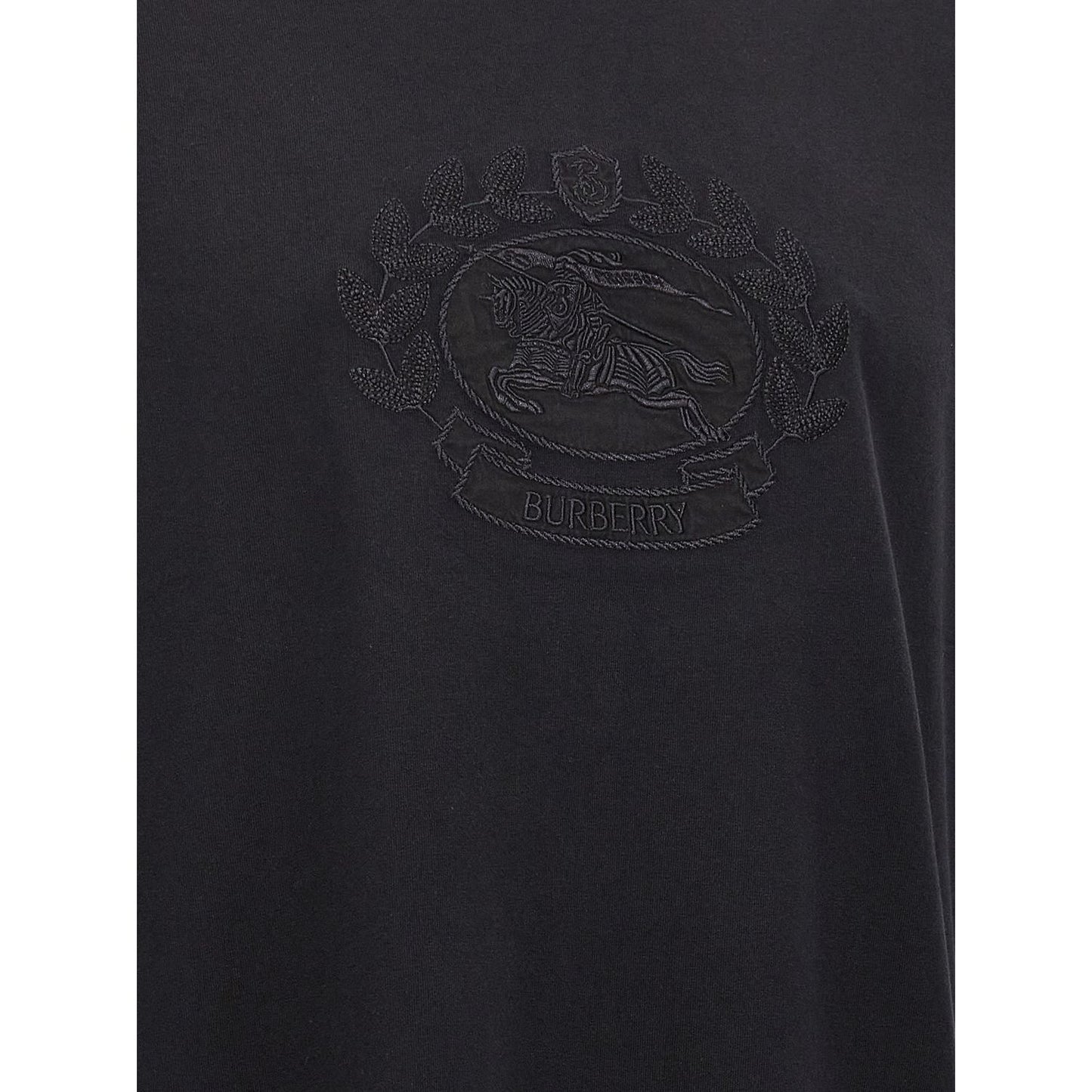 Burberry Black Cotton T-Shirt