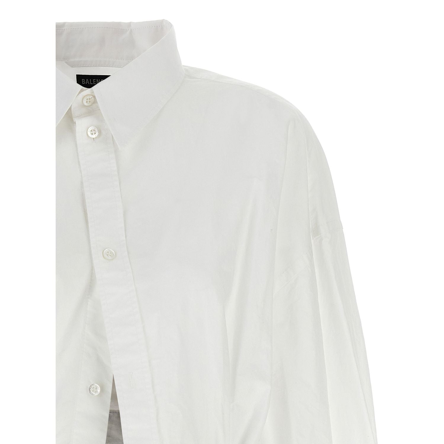 Balenciaga White Cotton Blouse