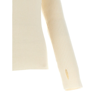 Courrèges White Cotton Cardigan