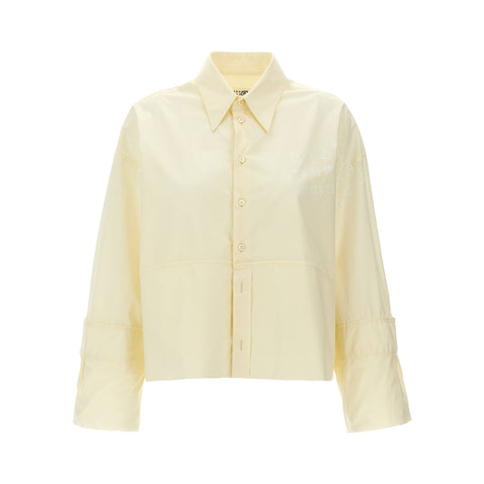 MM6 Maison Margiela White Cotton Blouse