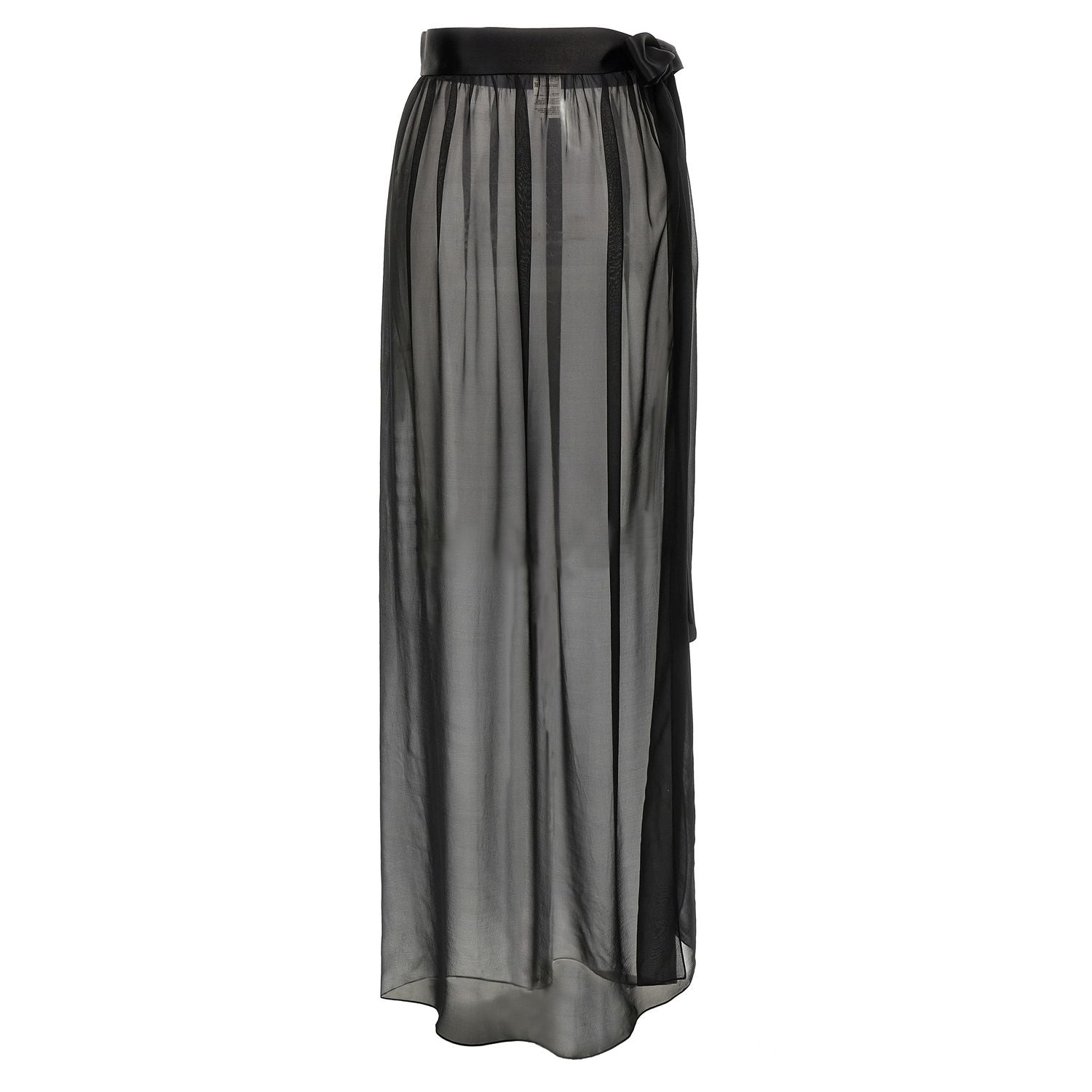 Dolce & Gabbana Black Silk Mini Skirt