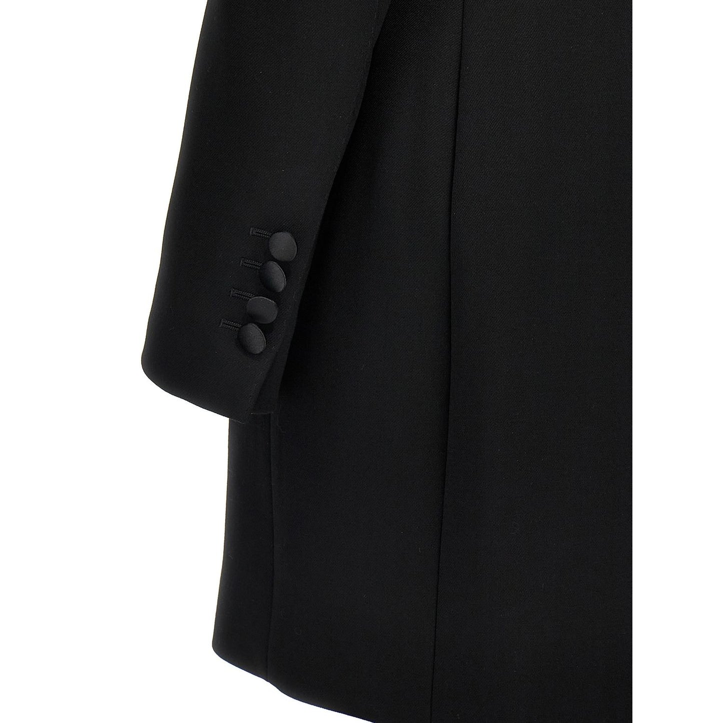 Dolce & Gabbana Black Virgin Wool Blazer