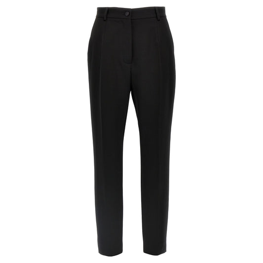 Dolce & Gabbana Black Virgin Wool Tuxedo
