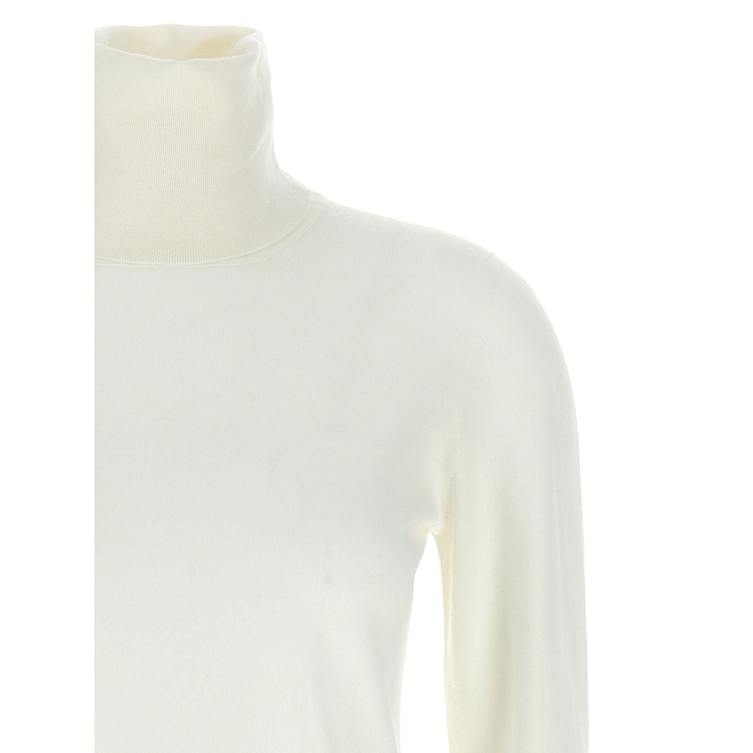 Max Mara White Virgin Wool Cardigan