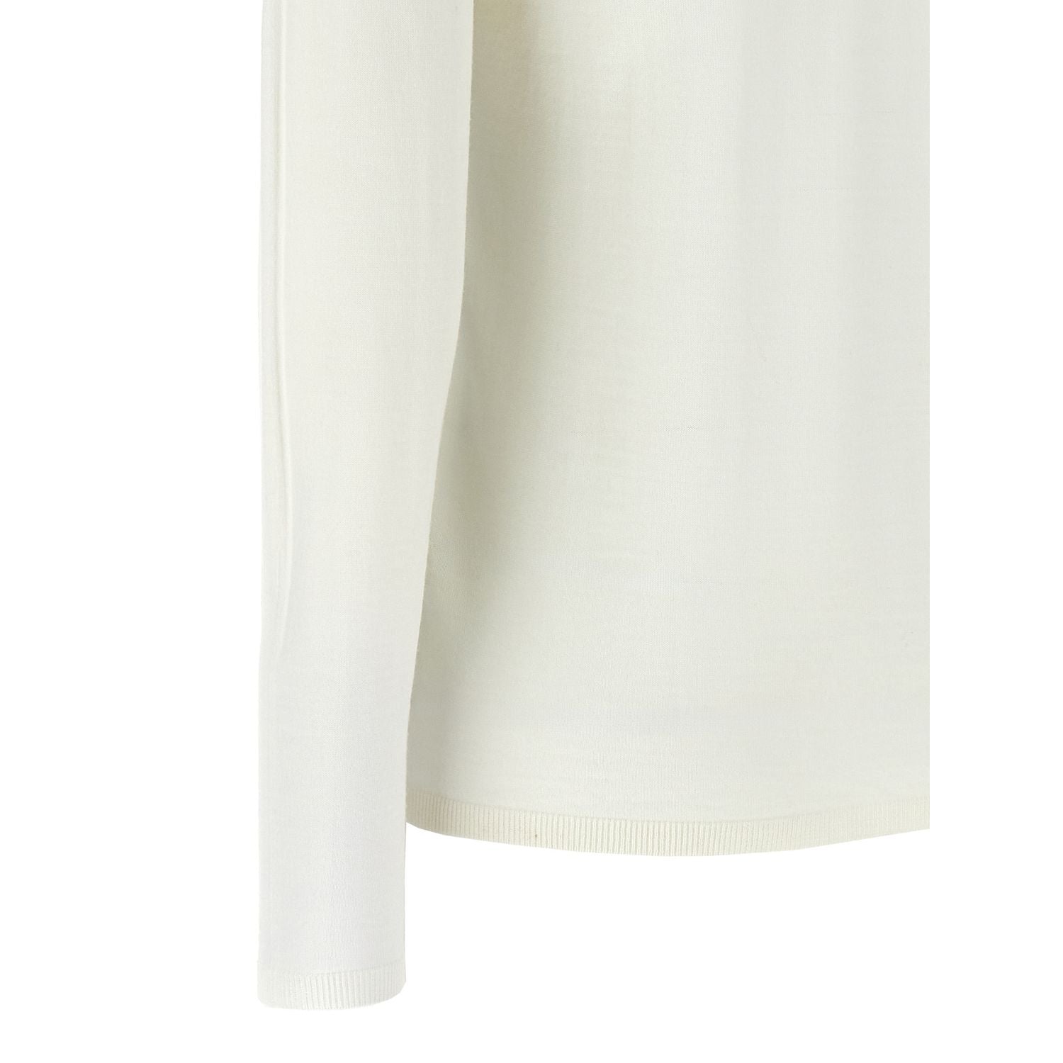 Max Mara White Virgin Wool Cardigan