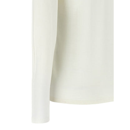 Max Mara White Virgin Wool Cardigan