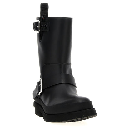 Stella McCartney Black Polyester Ankle Boots