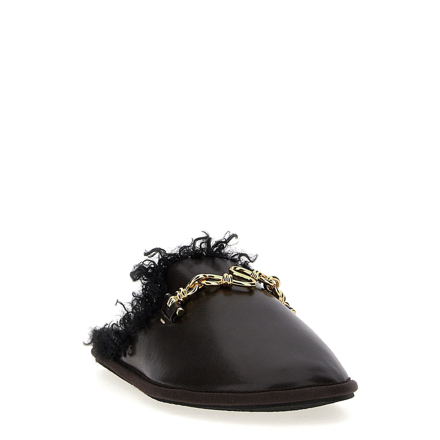 Stella McCartney Brown Polyethylene Mules