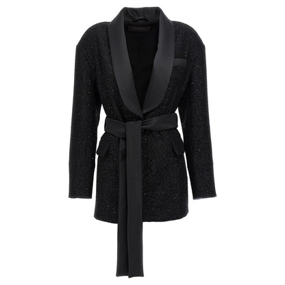 Max Mara Black Viscose Blazer