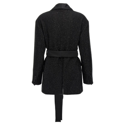 Max Mara Black Viscose Blazer