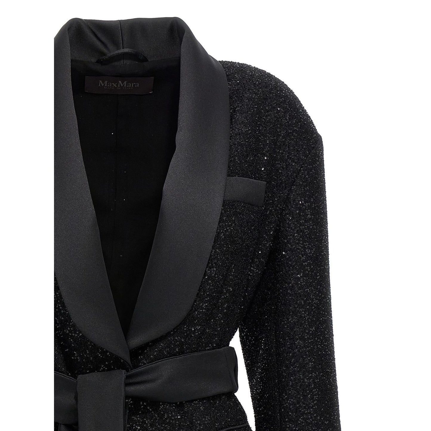 Max Mara Black Viscose Blazer