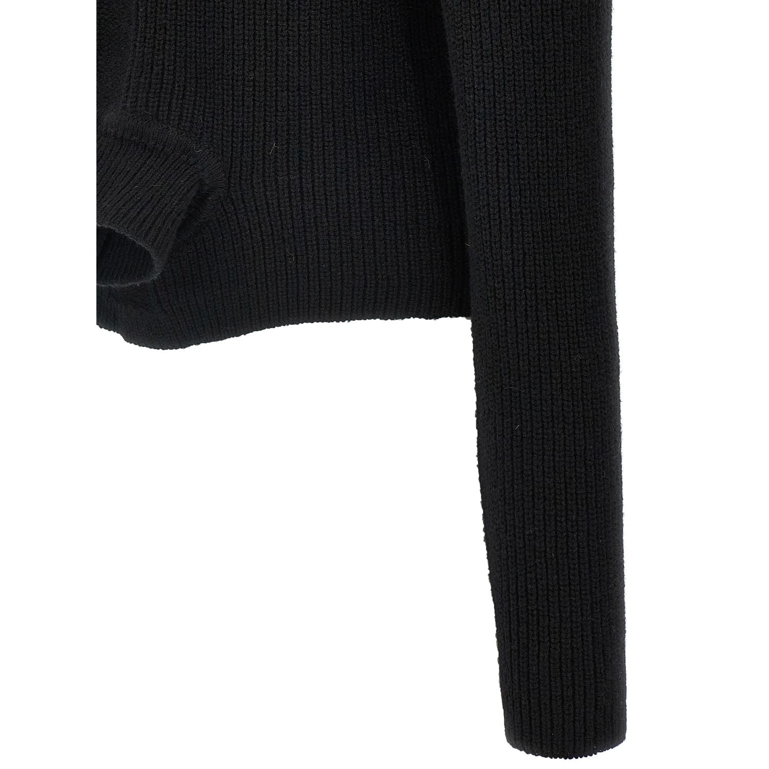 Rick Owens Black Cashmere Cardigan