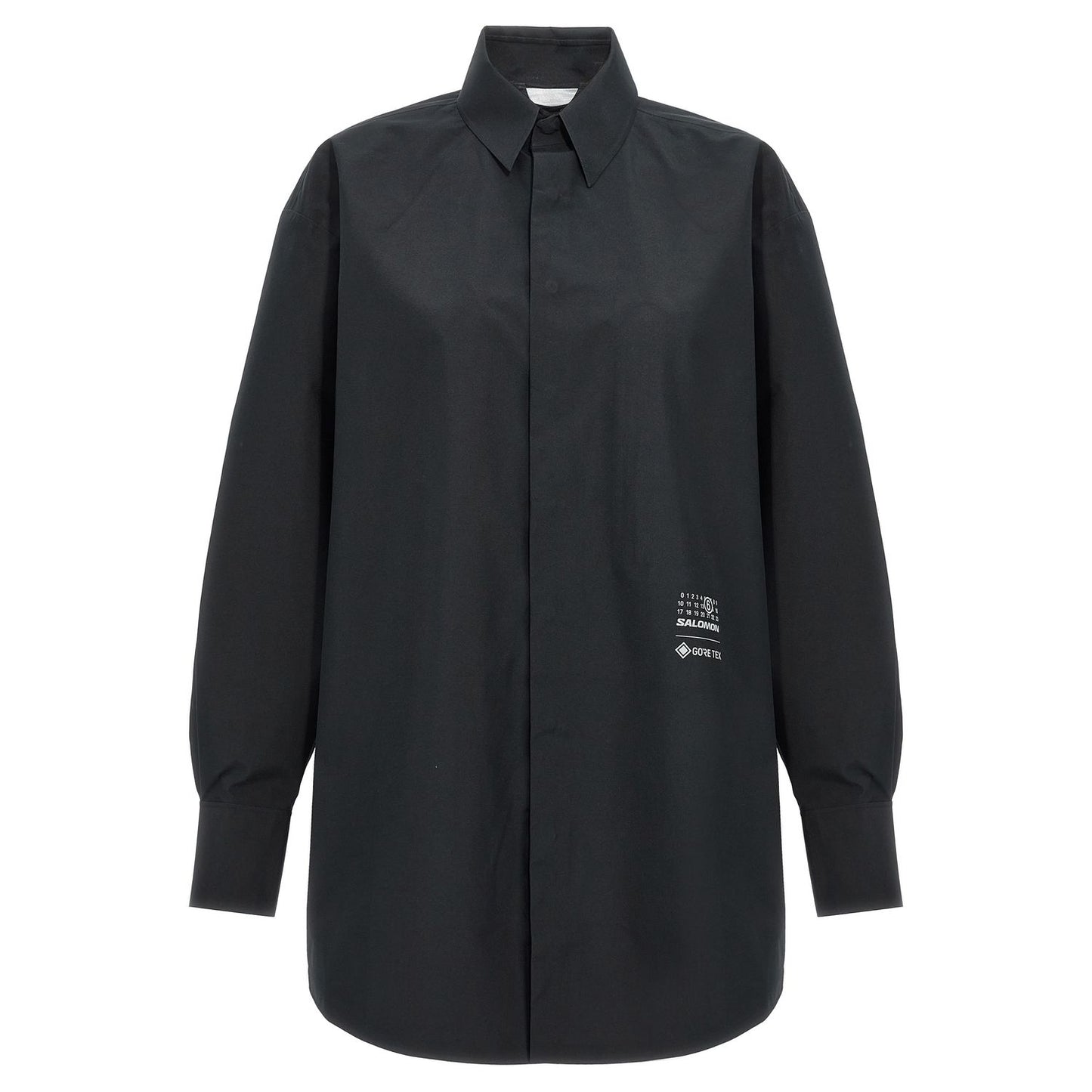 MM6 Maison Margiela Black Polyester Blouse