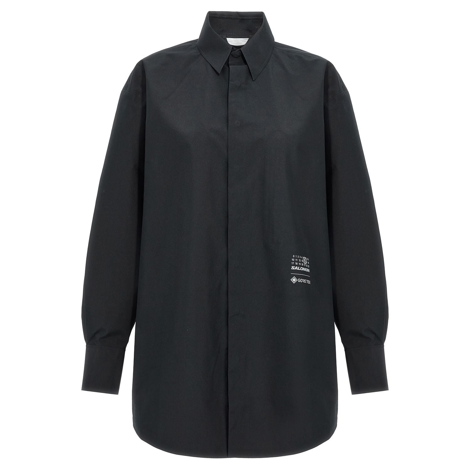 MM6 Maison Margiela Black Polyester Blouse