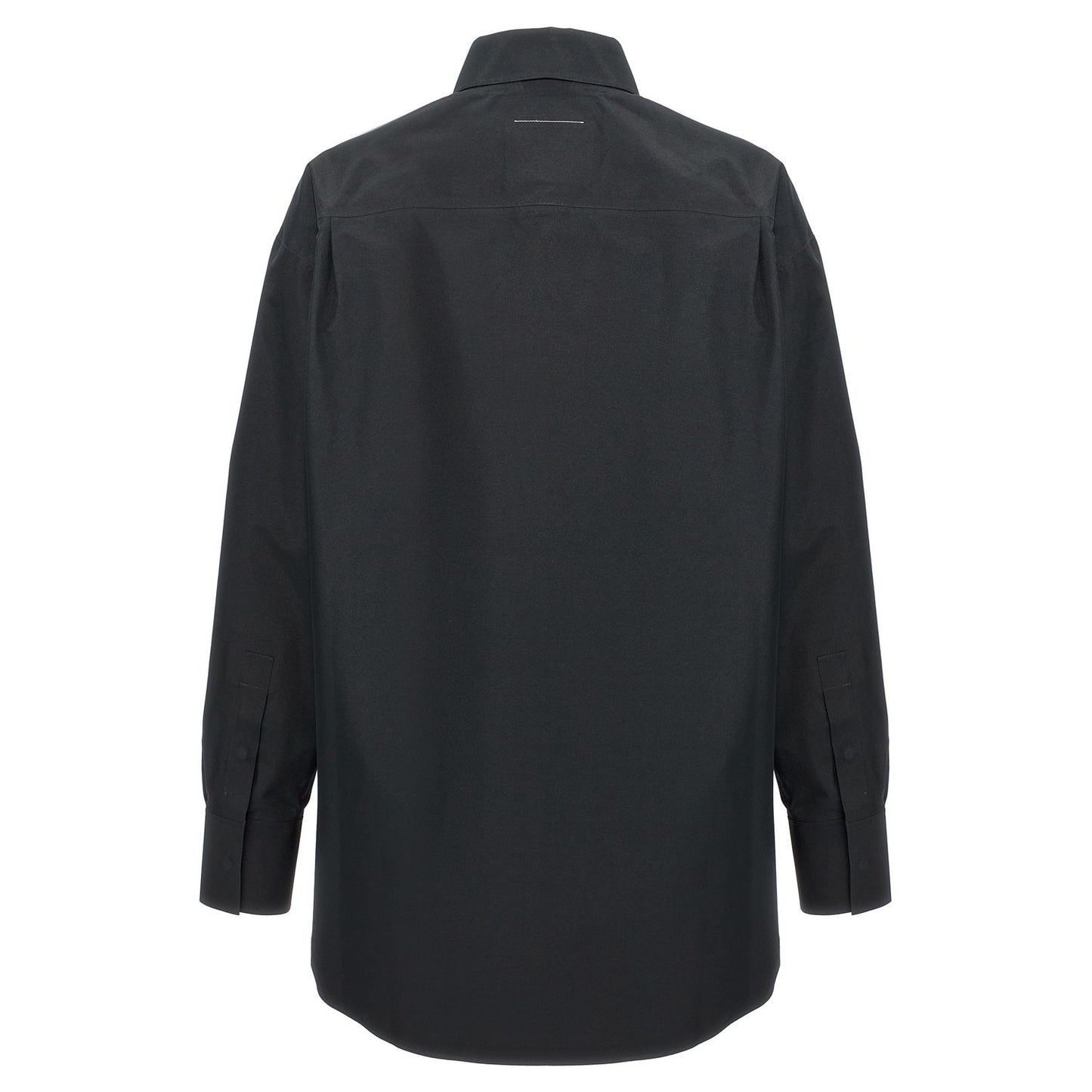 MM6 Maison Margiela Black Polyester Blouse