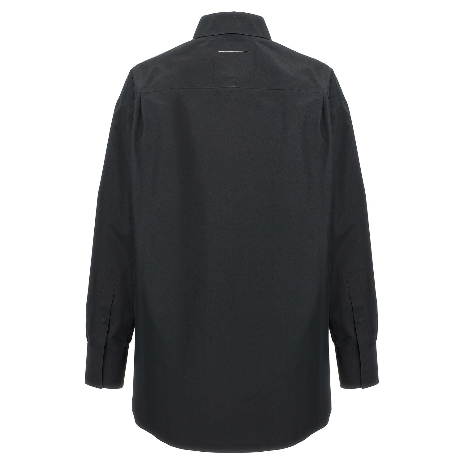 MM6 Maison Margiela Black Polyester Blouse