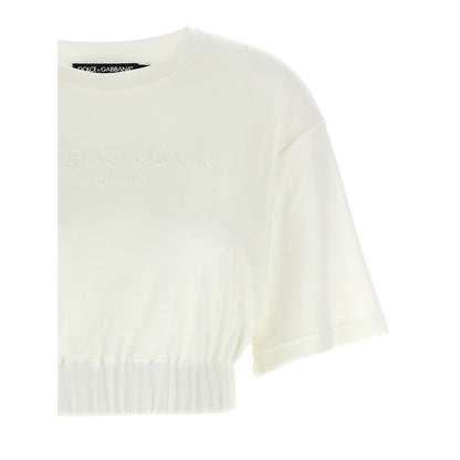 Dolce & Gabbana White Cotton T-Shirt