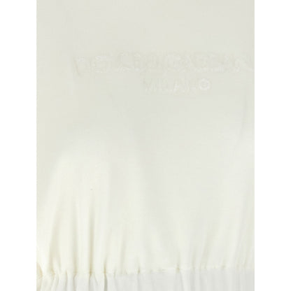 Dolce & Gabbana White Cotton T-Shirt