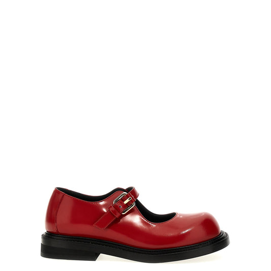 Moschino Multicolor Calfskin Flats