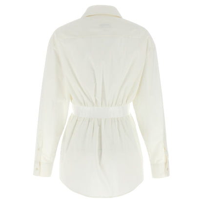 MM6 Maison Margiela White Cotton Blouse