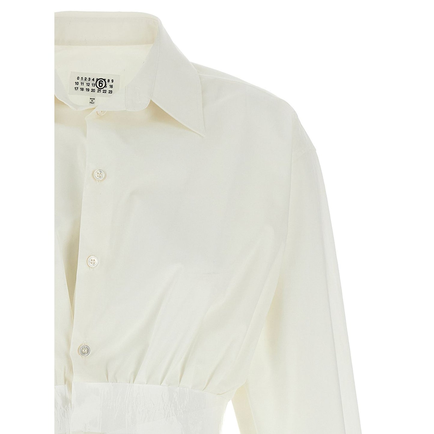MM6 Maison Margiela White Cotton Blouse