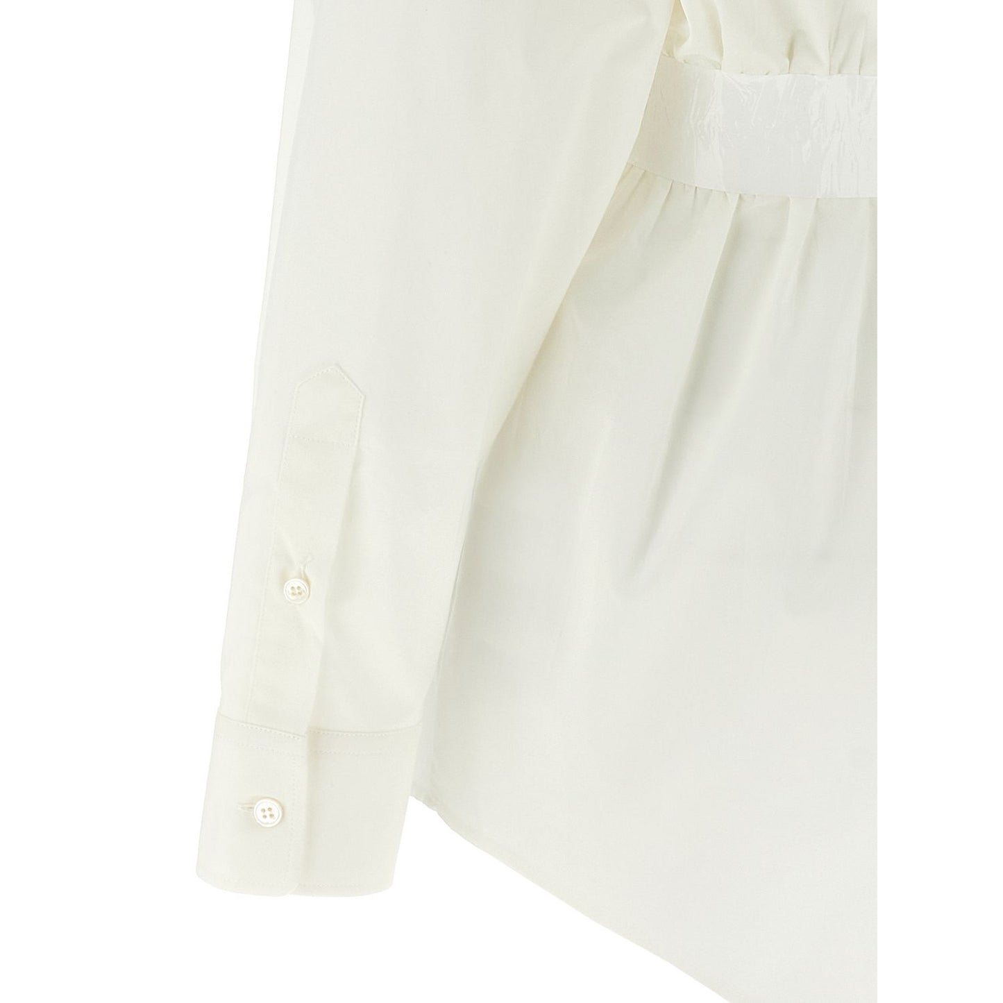 MM6 Maison Margiela White Cotton Blouse