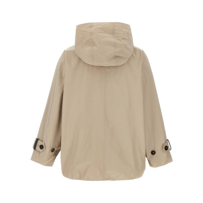 Brunello Cucinelli Beige Polyester Full-Length Jacket