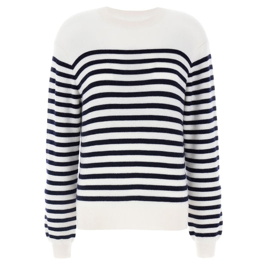 Khaite Bicolor Cashmere Cardigan