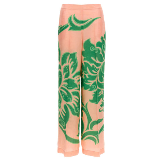 Etro Multicolor Viscose Casual Pants