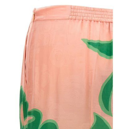 Etro Multicolor Viscose Casual Pants
