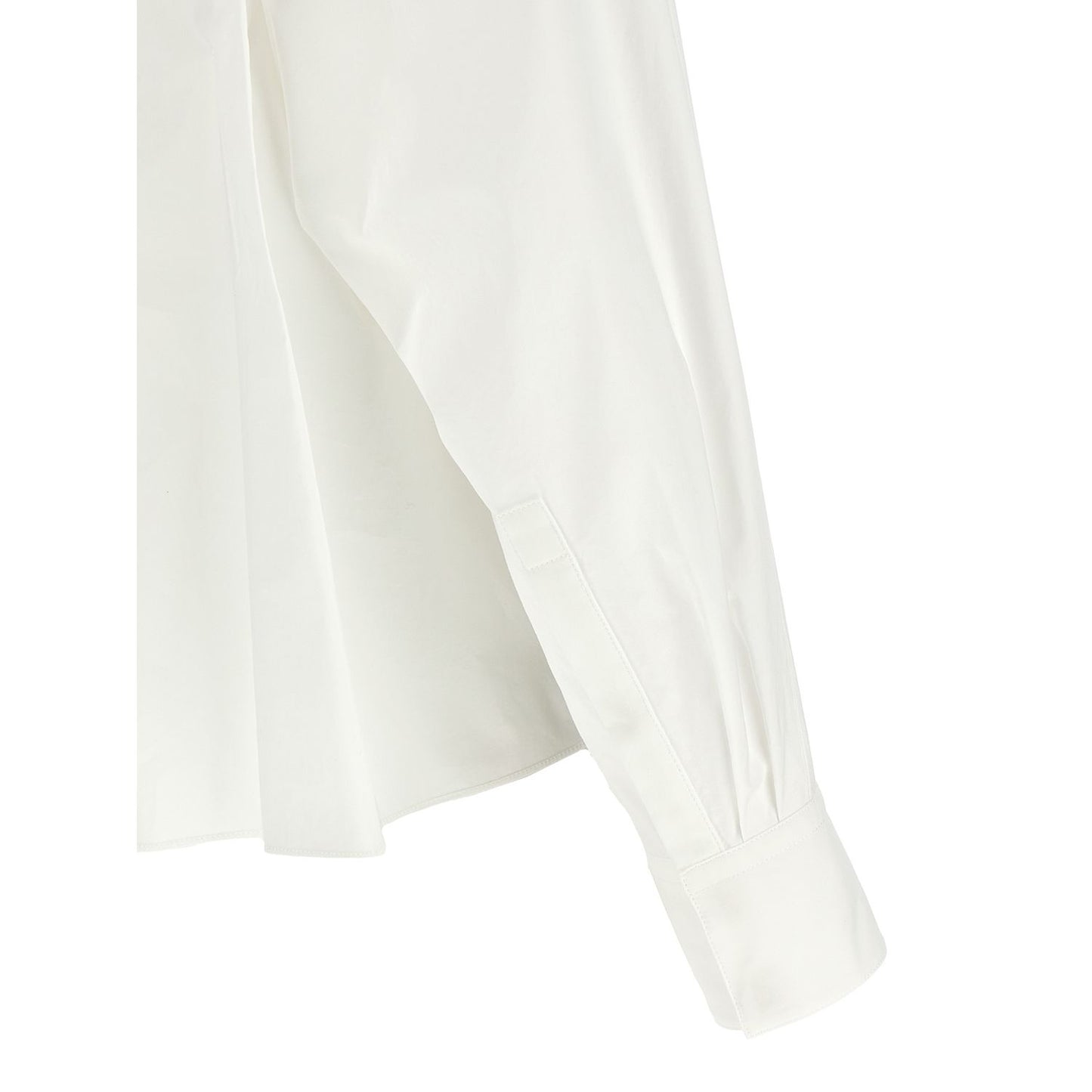 Khaite White Cotton Blouse