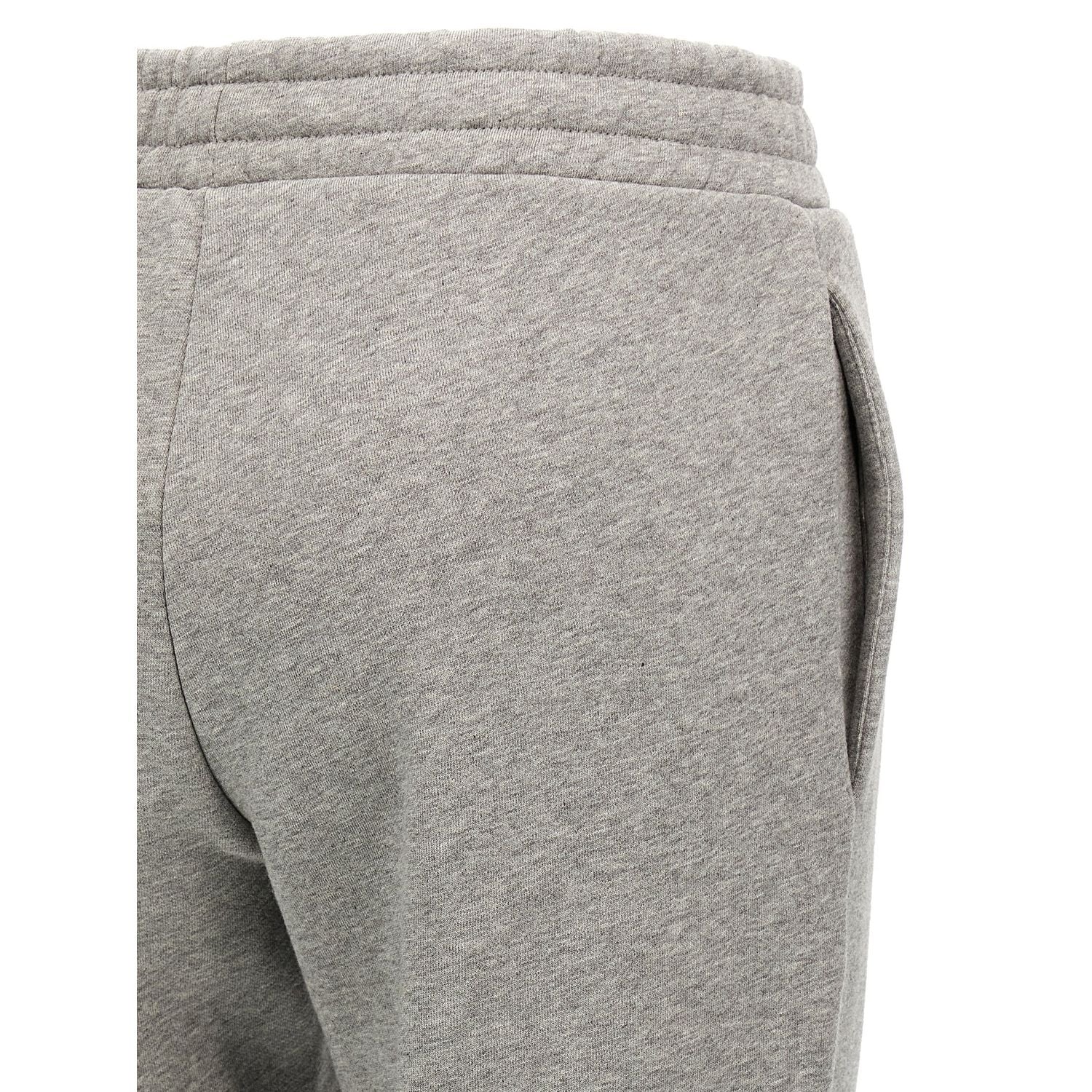 The Attico Gray Cotton Joggers (Workout Pants)